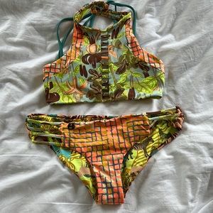 Maaji halter top reversible bikini set